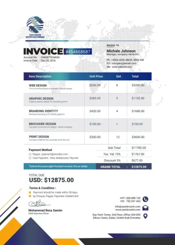 Invoice copy