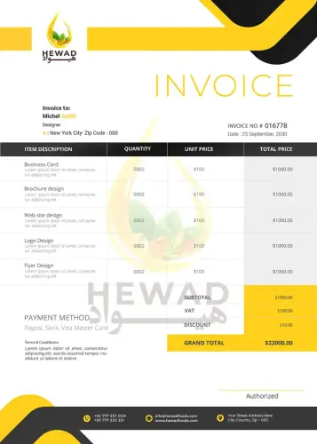 invoice copy