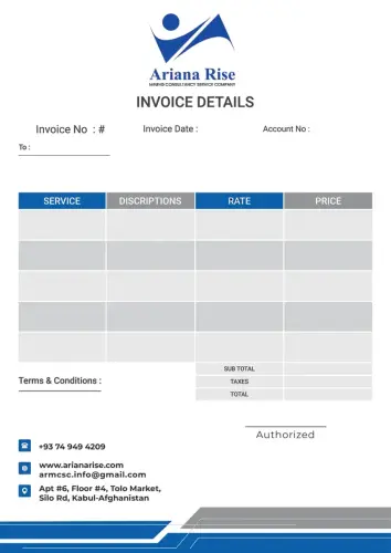 invoice copy