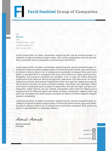 letterhead copy